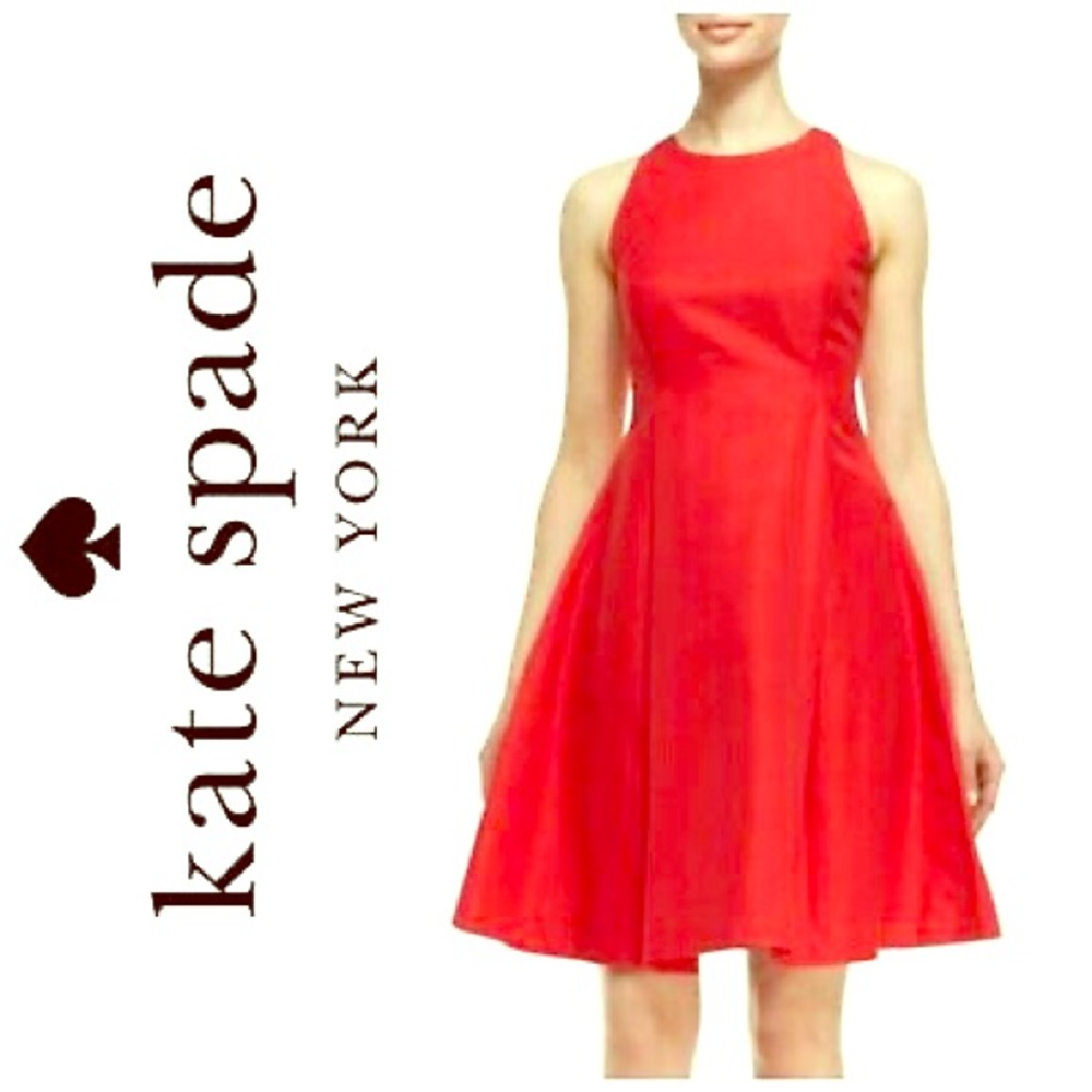 Red Kate Spade Angelika Dress Size 4 , NWT